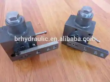 Hydraulic block valve, hydraulic control valve, excavator main control valve