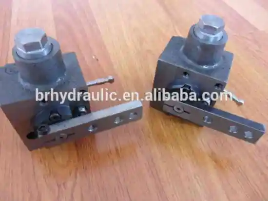 Hydraulic block valve, hydraulic control valve, excavator main control valve