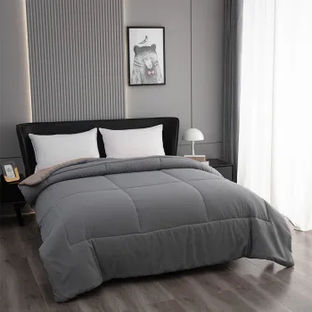 Fluffy Quilted Comforter for Year-Round Use