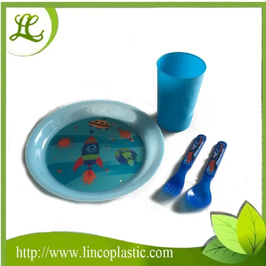 Plastic Children 3D Lenticular Cutlery