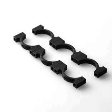 Drone Frame Black Anodized Aluminum Movable Tube Clamps