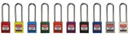 Plastic shackle safety padlock-76mm
