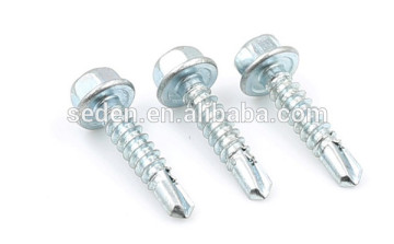 manufacture in china hex head self drilling screw