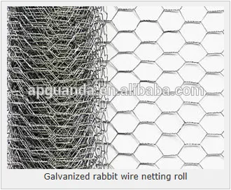 Galvanized and PVC coated chicken wire for garden mesh, hexagonal wire netting