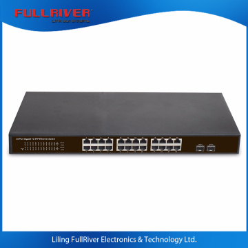 24 Port gigabit 10/100/1000 + 2 SFP Port Gigabit Ethernet Switch