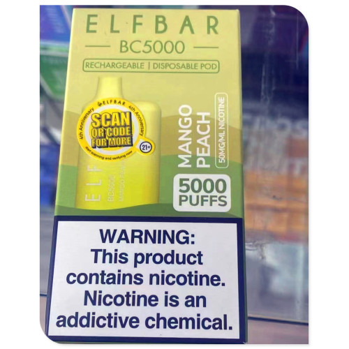 Elfbar genuíno bc5000 bufks vape descartável