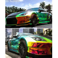 Green Chrome Color Changing Chrome Wrap