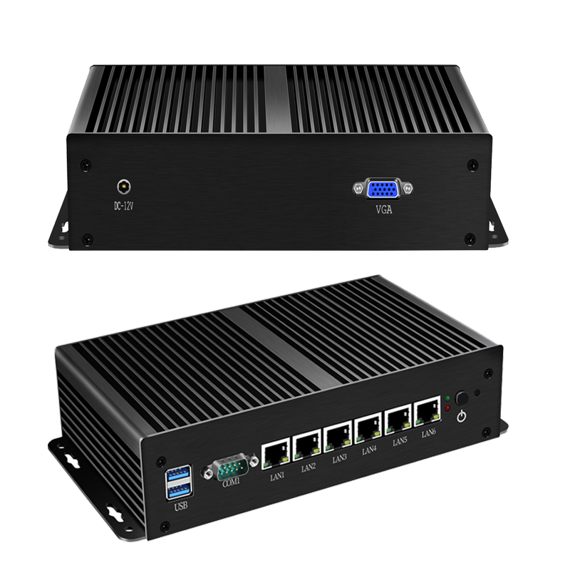 Router di software Mini PC Intel Celeron Fanless