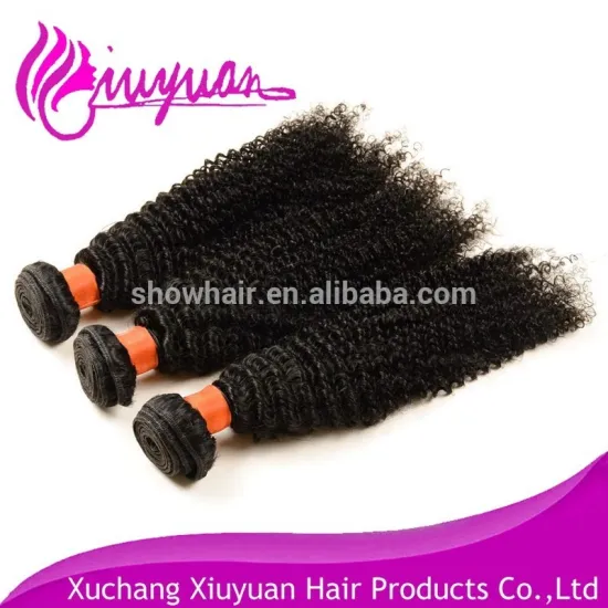 XIUYUAN indian remy jerry curl hair weave loose wave