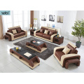 French Style Upholstered Leather Sofa combination