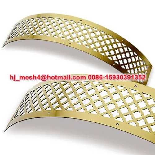 Curved Perforated Metal Grilles/curved Grilles, High Quality Curved
