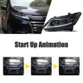 Hcmotionz Автомобильные передние лампы 5th Gen 2013-2021 Blue Start Up Animation DRL светодиодные фары для Honda Odyssey