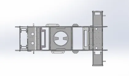 Aerial Work Platform Chassis XGS22ACK with Frame Design