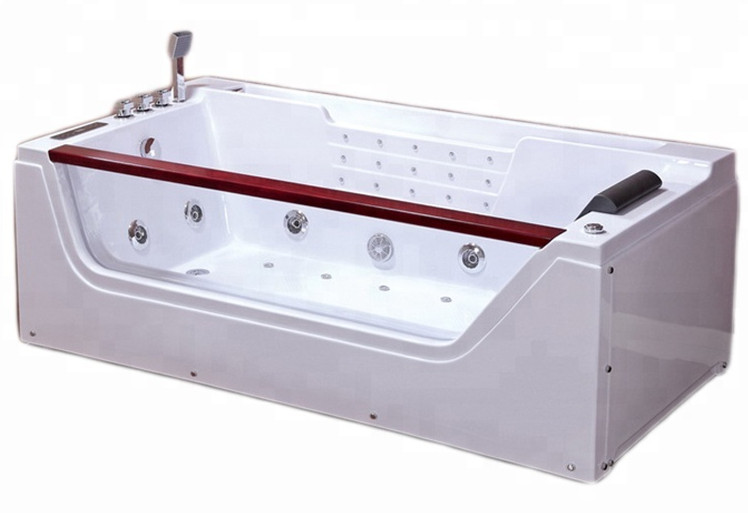 Acrylic Transparent Glass Massage Bathtubs