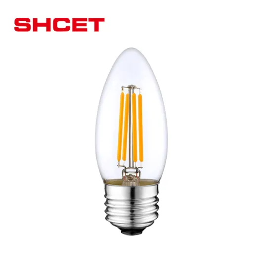 High Lumens LED Gold Candle Light E14 3W Filament Bulb