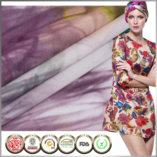 Professional design Printed Silk chiffon fabric manufacturers