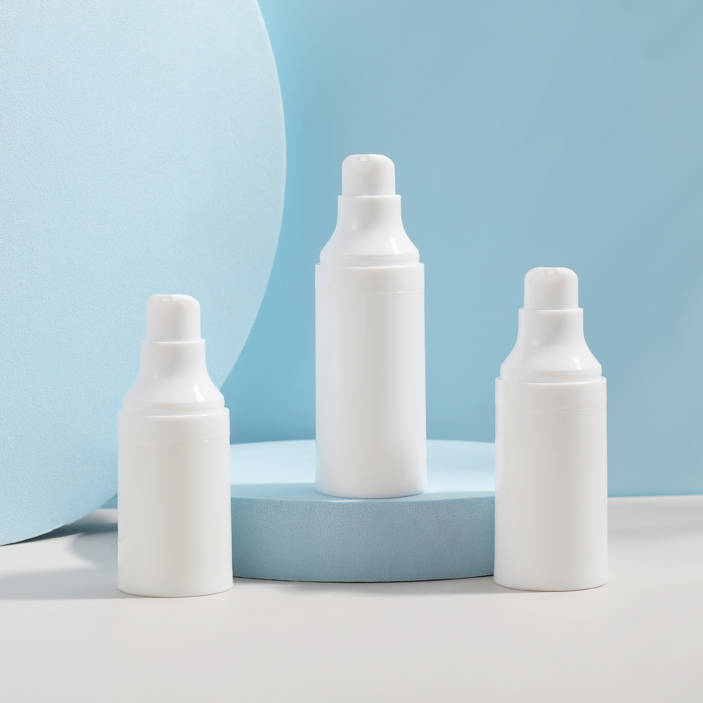 Wholesale Frosted White Airless Bottles for Travel Lotion
