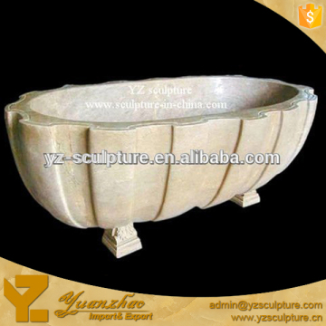 decorative natural stone freestanding bath tubs for home use