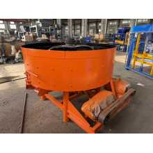 Vertical flat mouth cement mixer