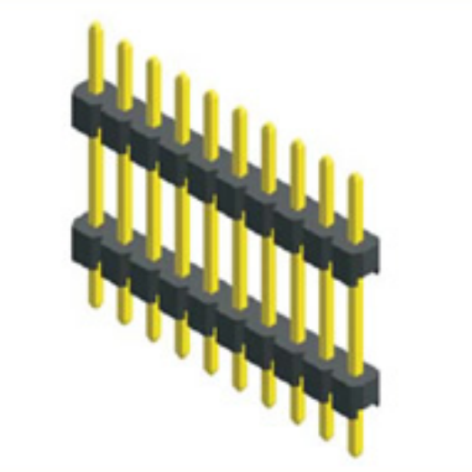 2.00mm الملعب صف واحد مزدوج البلاستيك نوع مستقيم