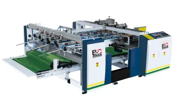 Semi-automatic carton box folder gluer machine