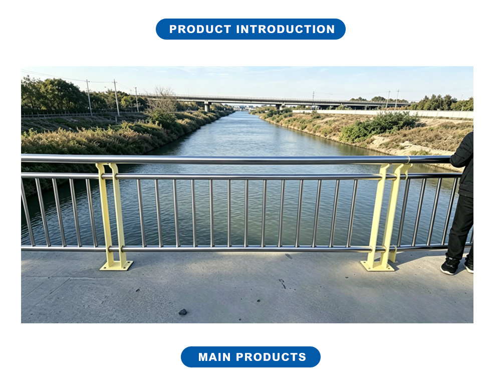 Stainless Steel Composite Pipe Guardrail X