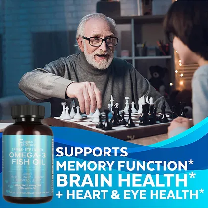 Omega 3 Fish Oil Support Brain Health Skin