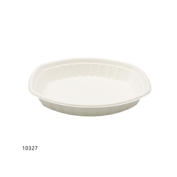 1000ml oval bagasse tray