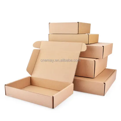 Customized Brown Hard Foldable Airplane Carton Box