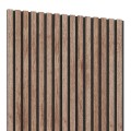 Panel acústico de pared de madera de listón para interior