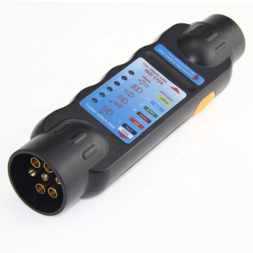 Testeur d'éclairage de remorque auto européen 12V - Testeur de bougie à 7 broches à 7 broches 7 voies