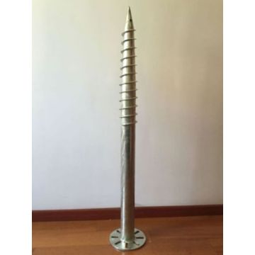 Tornillo de tierra para construcción de madera y montaje solar