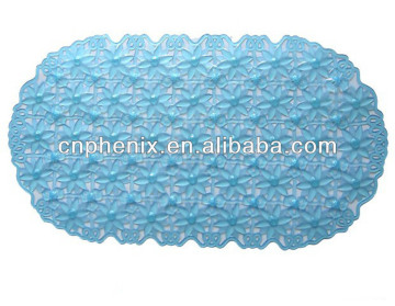 Σχεδιασμός λουλουδιών Anti Slip PVC Bath Mat