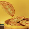 Receita chinesa de panqueca de cebolinha