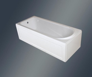 Simple Acrylic Square Corner Bathtub