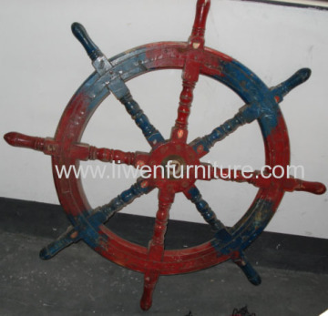 Antique Boat Wheel 