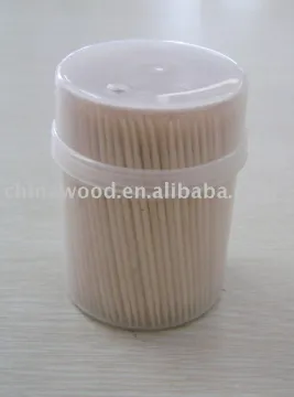 wooden toothpick -- 500pcs/PP tube
