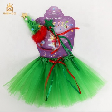 2025 Christmas Kids Baby TUTU Skirt Dress & Headband Set for Party