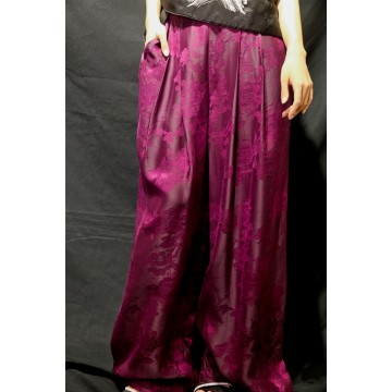 pantalones de seda damas