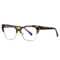Vintage Half Rim TR90 Eyeglasses Frames