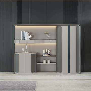 Simple style multi storage bookshelf
