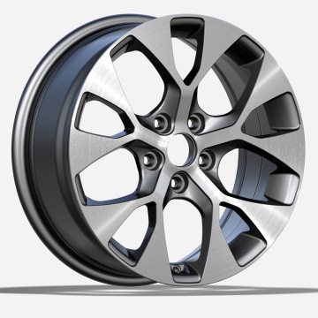 Gunmetal Machined Face Kia Replica Rim 17X7