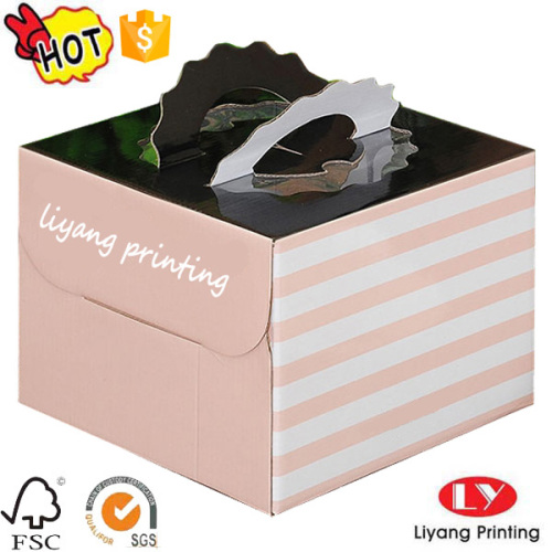 Caja de pastel de diseño de diseño personalizado de lujo