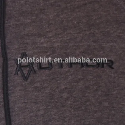 2016 custom made branded gray raglan sleeve hoodie