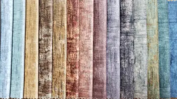 polyester Warp Knitted Velvet Printed Furniture Sofa Fabric