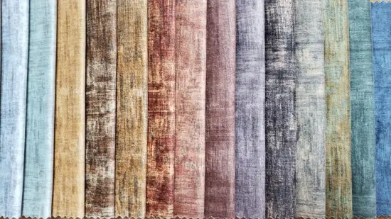 100%polyester Textile Printed Velvet Fabric for Sofa