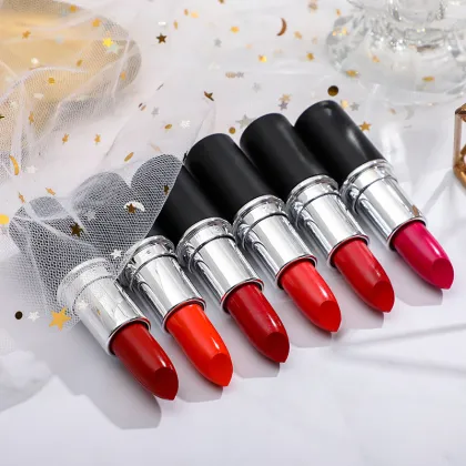 ELuxury Cosmetic Lipstick: Private Label, Customized, Waterproof, Moisturizing, Long-Lasting, Smooth Matte Bullet Tubes