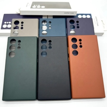 High Quality Soft Silky Touch Eco-Leather Case for Samsung Galaxy S24 Plus/S24 Ultra