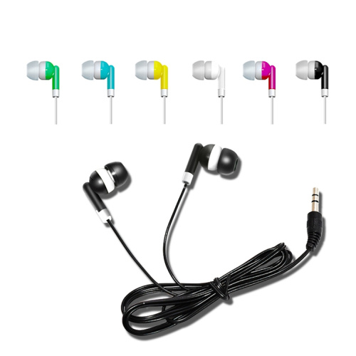 Écouteurs Mp3 jetables bon marché dans les écouteurs intra-auriculaires