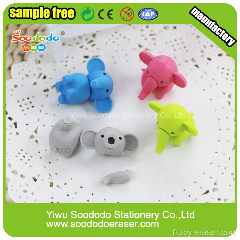 3D Lovely Ice Cream Shape Erasers